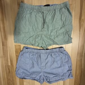 TWO Banana Republic WOMEN Green and Blue Shorts